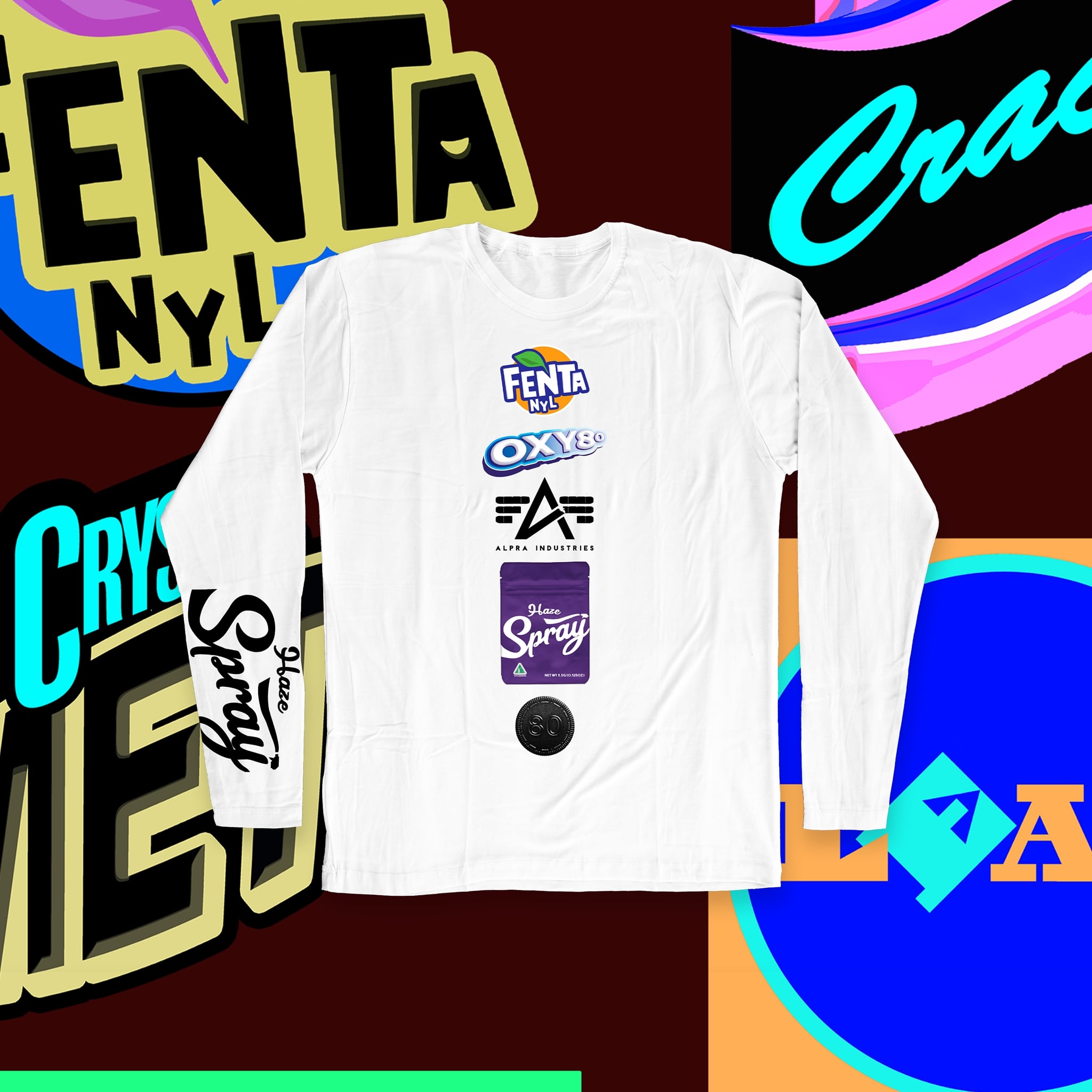 Bild von ADDICTED - LONGSLEEVE [weiß]